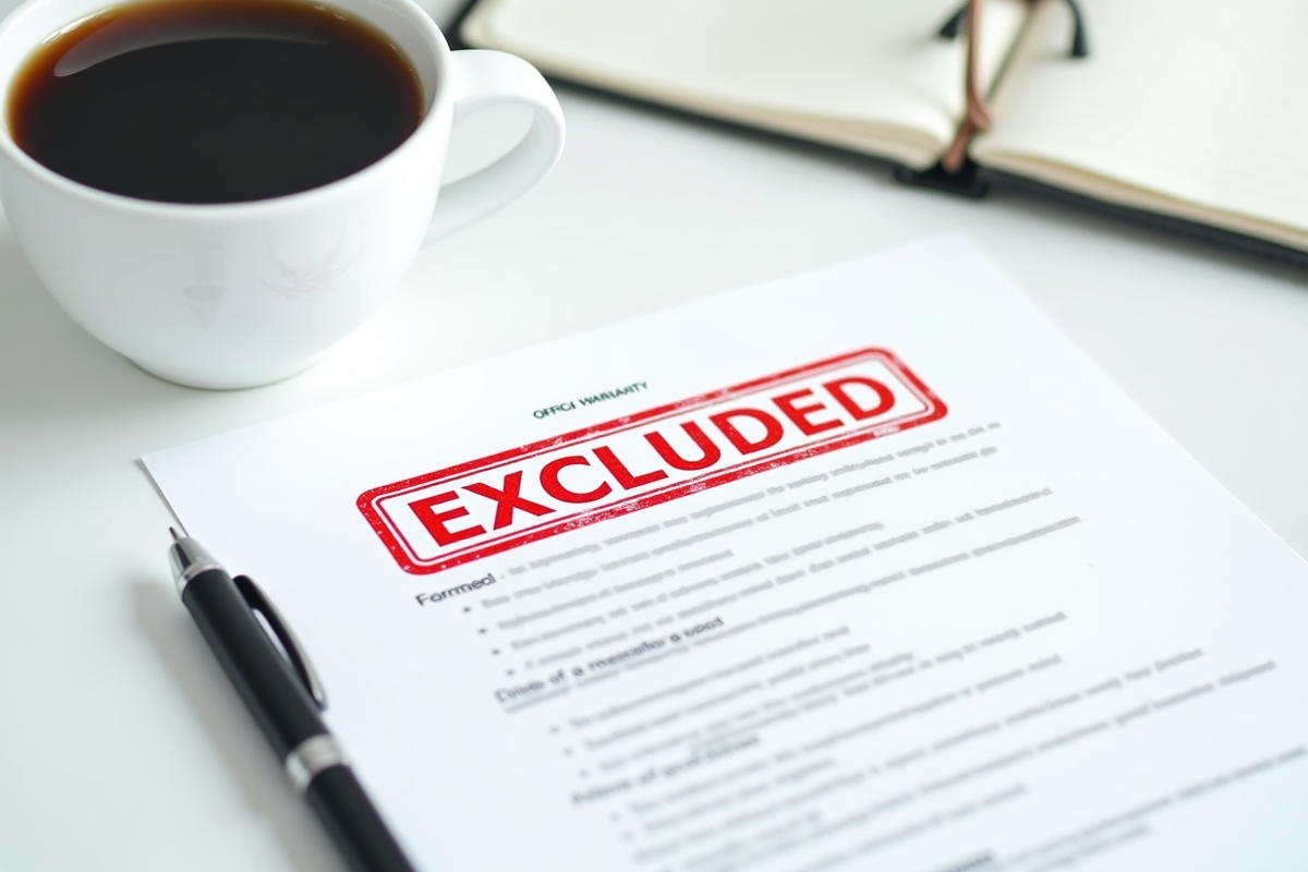 garantie exclusions